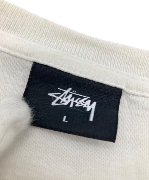 stussy（ステューシー）stussy (ステューシー) ワールドツアーTシャツ ホワイト サイズ:Ｌの古着・服飾アイテム