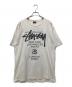 stussy（ステューシー）の古着「ワールドツアーTシャツ」｜ホワイト