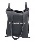 MM6 Maison Margielaエムエムシックスメゾンマルジェラ）の古着「MM6 Maison Margiela　キャンバス　2wayトートバッグ」｜ブラック