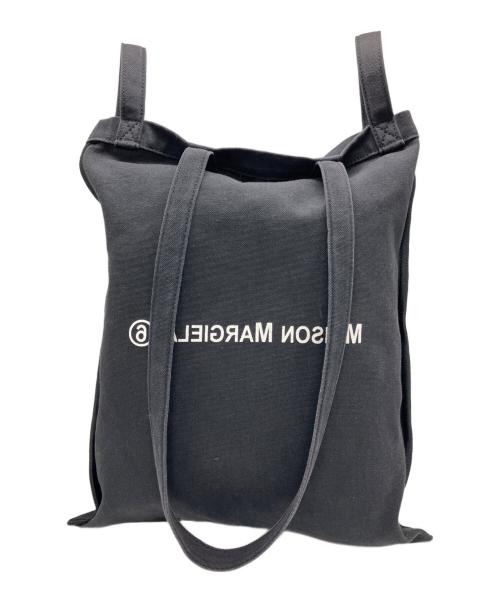 MM6 Maison Margiela（エムエムシックスメゾンマルジェラ）MM6 Maison Margiela (エムエムシックスメゾンマルジェラ) MM6 Maison Margiela　キャンバス　2wayトートバッグ ブラックの古着・服飾アイテム