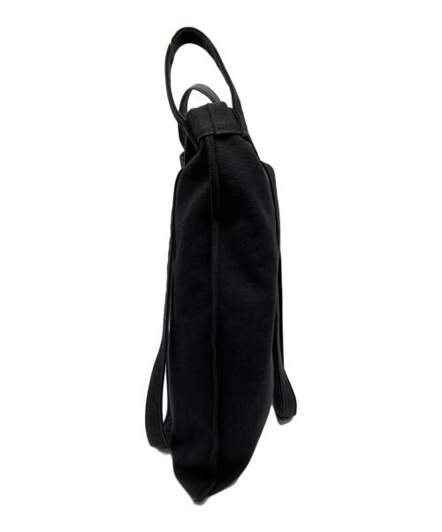 MM6 Maison Margiela（エムエムシックスメゾンマルジェラ）MM6 Maison Margiela (エムエムシックスメゾンマルジェラ) MM6 Maison Margiela　キャンバス　2wayトートバッグ ブラックの古着・服飾アイテム