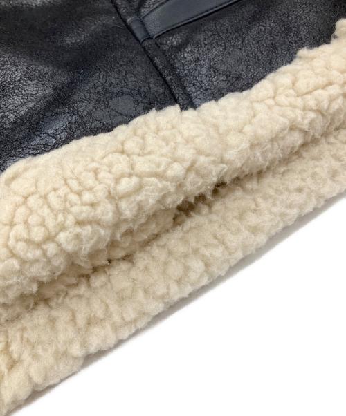 moussy（マウジー）moussy (マウジー) CROPPED FLIGHT ジャケット ブラック サイズ:2の古着・服飾アイテム