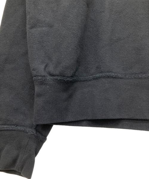 POLO RALPH LAUREN（ポロ・ラルフローレン）POLO RALPH LAUREN (ポロ・ラルフローレン) Vガゼットプリントスウェット ブラック サイズ:Mの古着・服飾アイテム