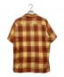 TOWN CRAFT (タウンクラフト) 60～70ｓオープンカラーチェックシャツ イエロー サイズ:M：5000円