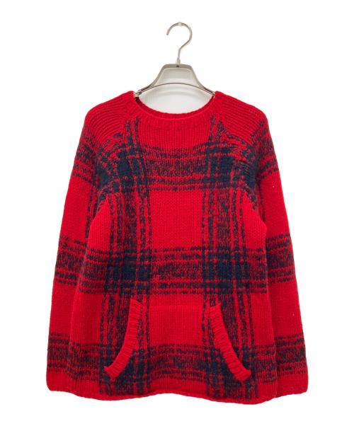 45rpm（45アールピーエム）45rpm (45アールピーエム) ニット レッド サイズ:Sの古着・服飾アイテム