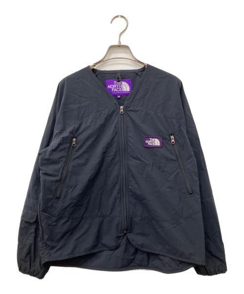 THE NORTHFACE PURPLELABEL（ザ・ノースフェイス パープルレーベル）THE NORTHFACE PURPLELABEL (ザ・ノースフェイス パープルレーベル) Nylon Ripstop Field Cardigan ナイロンリップストップフィールドカーディガン ブラック サイズ:Sの古着・服飾アイテム