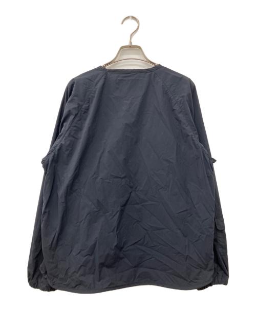 THE NORTHFACE PURPLELABEL（ザ・ノースフェイス パープルレーベル）THE NORTHFACE PURPLELABEL (ザ・ノースフェイス パープルレーベル) Nylon Ripstop Field Cardigan ナイロンリップストップフィールドカーディガン ブラック サイズ:Sの古着・服飾アイテム