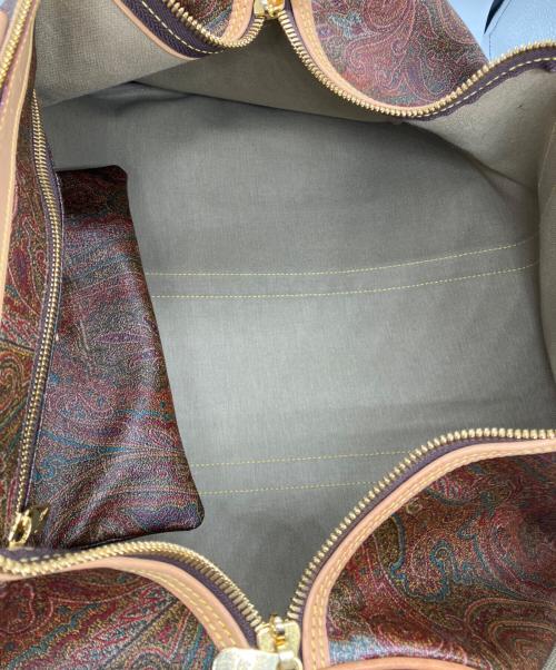 ETRO（エトロ）ETRO (エトロ) ペイズリー柄ボストンバッグ ブラウンの古着・服飾アイテム