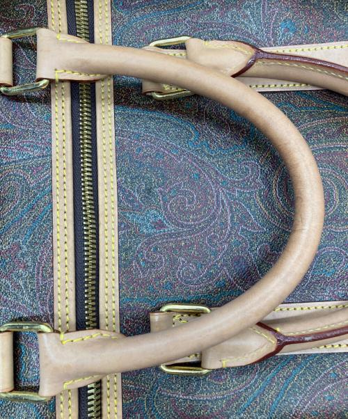ETRO（エトロ）ETRO (エトロ) ペイズリー柄ボストンバッグ ブラウンの古着・服飾アイテム