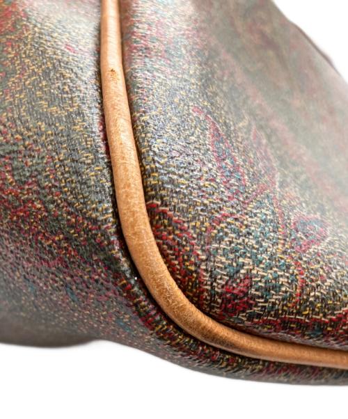 ETRO（エトロ）ETRO (エトロ) ペイズリー柄ボストンバッグ ブラウンの古着・服飾アイテム