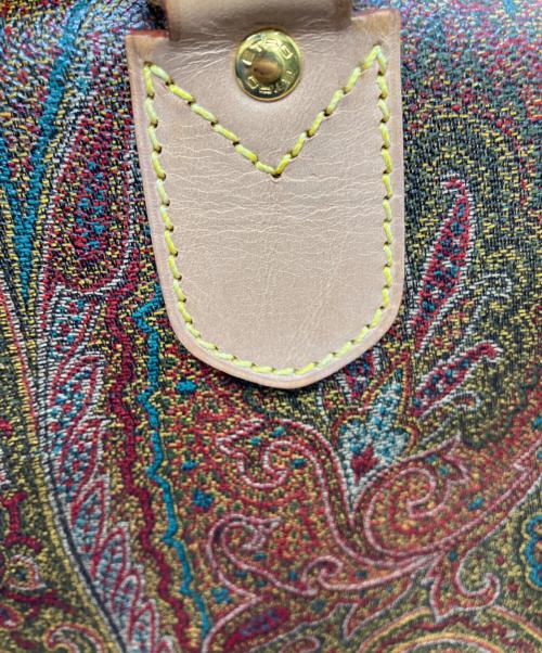 ETRO（エトロ）ETRO (エトロ) ペイズリー柄ボストンバッグ ブラウンの古着・服飾アイテム