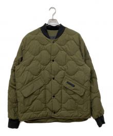 CANADA GOOSE（カナダグース）の古着「ブラックレーベル ボズウェル リバーシブル ライナー ジャケット　Boswell Reversible Liner Jacket 」｜オリーブ