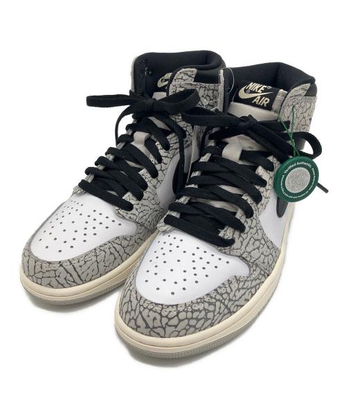 NIKE（ナイキ）NIKE (ナイキ) エアジョーダン1 ハイ OG グレー サイズ:25.0cmの古着・服飾アイテム