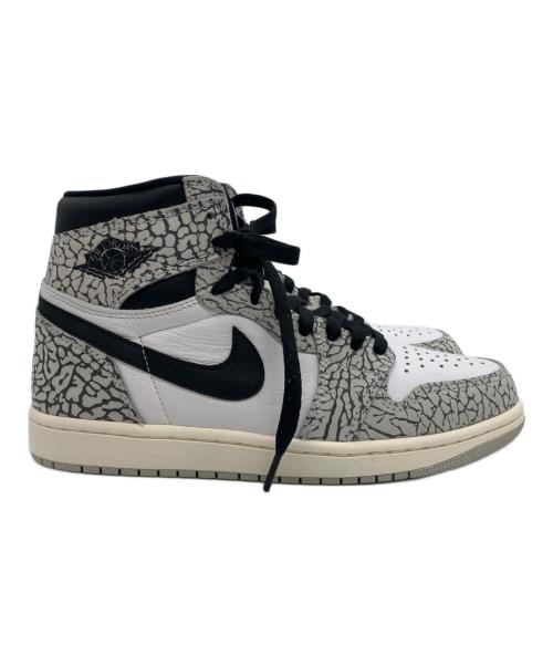 NIKE（ナイキ）NIKE (ナイキ) エアジョーダン1 ハイ OG グレー サイズ:25.0cmの古着・服飾アイテム