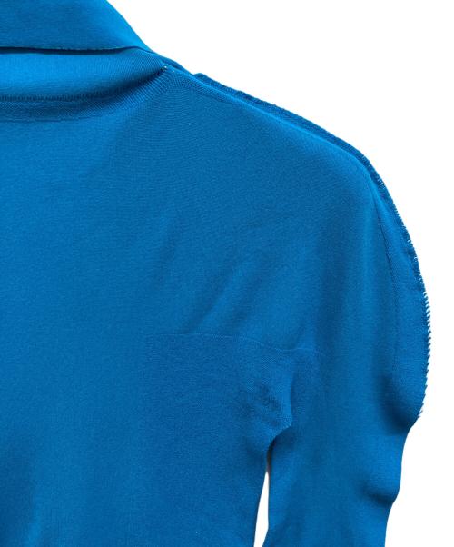 ISSEY MIYAKE me（イッセイ ミヤケ ミー）ISSEY MIYAKE me (イッセイ ミヤケ ミー) デザインカットソー ブルー サイズ:不明の古着・服飾アイテム