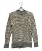 N.HOOLYWOODエヌ ハリウッド）の古着「KNIT PULLOVER SWEATER」｜グレー×アイボリー