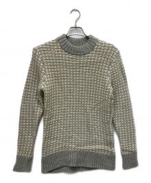 N.HOOLYWOOD（エヌ ハリウッド）の古着「KNIT PULLOVER SWEATER」｜グレー×アイボリー