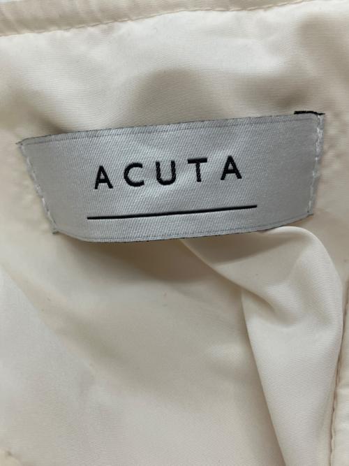 Acuta（アクータ）Acuta (アクータ) コクーンキルティングダウンジャケット ホワイト サイズ:Freeの古着・服飾アイテム