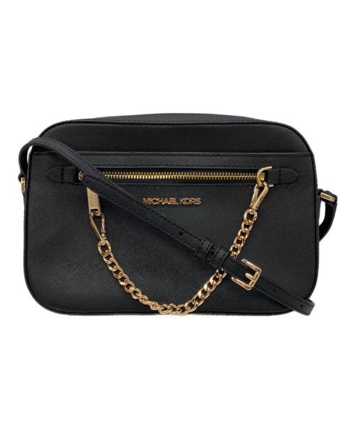 MICHAEL KORS（マイケル・コース）MICHAEL KORS (マイケル・コース) チェーンクロスボディバッグ ブラックの古着・服飾アイテム
