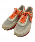 NIKE×sacai×CLOTナイキ×サカイ×クロット）の古着「LD Waffle "Orange Blaze"　LDワッフル "オレンジ ブレイズ"　コラボローカットスニーカー」｜ベージュ