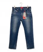 BEAMS×RED CARDビームス×レッドカード）の古着「デニムパンツ」｜インディゴ