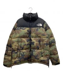 THE NORTH FACE（ザ ノース フェイス）の古着「ヌプシ ダウンジャケット」｜グリーン