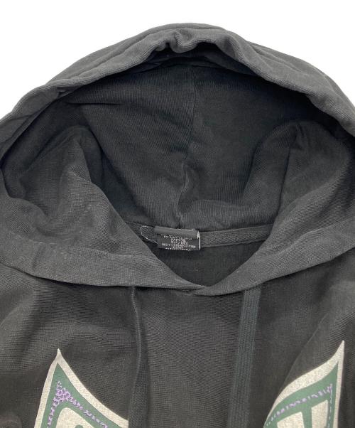 stussy（ステューシー）stussy (ステューシー) Champion (チャンピオン) PIGMENT DYED HOODIE ブラック サイズ:Sの古着・服飾アイテム