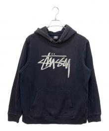 stussy（ステューシー）の古着「プルオーバーパーカー」｜ネイビー