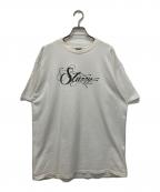 stussyステューシー）の古着「00ｓオールドロゴTシャツ」｜ホワイト