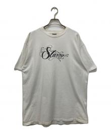 stussy（ステューシー）の古着「00ｓオールドロゴTシャツ」｜ホワイト