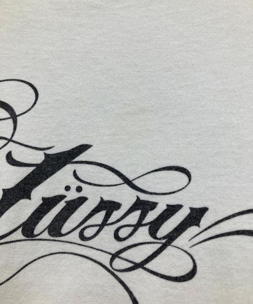 stussy（ステューシー）stussy (ステューシー) 00ｓオールドロゴTシャツ ホワイト サイズ:Lの古着・服飾アイテム