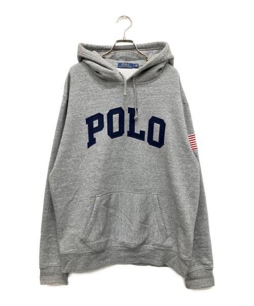 POLO（ポロ）POLO (ポロ) ロゴパーカー グレー サイズ:Lの古着・服飾アイテム