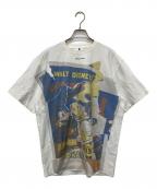 DISNEY×ADER errorディズニー×アーダーエラー）の古着「Blue Easter Egg Graphic T-Shirt」｜ホワイト