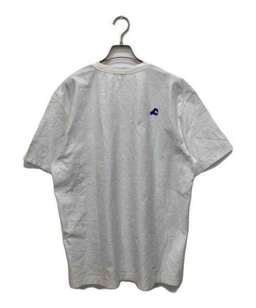 DISNEY（ディズニー）DISNEY (ディズニー) ADER error (アーダーエラー) Blue Easter Egg Graphic T-Shirt ホワイト サイズ:Mの古着・服飾アイテム