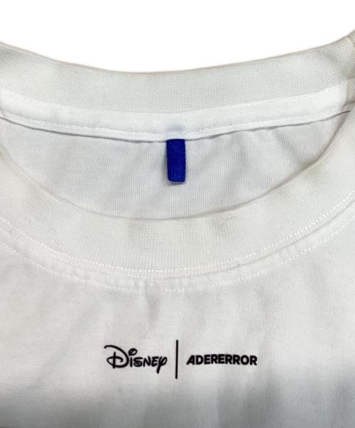 DISNEY（ディズニー）DISNEY (ディズニー) ADER error (アーダーエラー) Blue Easter Egg Graphic T-Shirt ホワイト サイズ:Mの古着・服飾アイテム