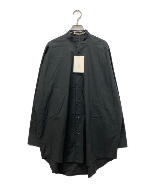 HARUNOBUMURATA（ハルノブ ムラタ）HARUNOBUMURATA (ハルノブ ムラタ) オーバーサイズコットンポプリンシャツ ブラック サイズ:34の古着・服飾アイテム