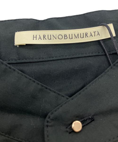 HARUNOBUMURATA（ハルノブ ムラタ）HARUNOBUMURATA (ハルノブ ムラタ) オーバーサイズコットンポプリンシャツ ブラック サイズ:34の古着・服飾アイテム