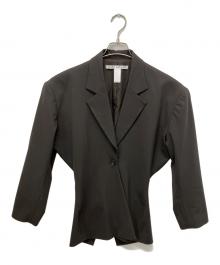 JOSE MOON（ジョゼムーン）の古着「WAIST CONSCIOUS OVER JACKET」｜ブラウン