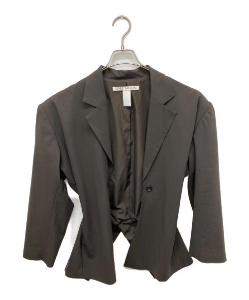 JOSE MOON（ジョゼムーン）JOSE MOON (ジョゼムーン) WAIST CONSCIOUS OVER JACKET ブラウン サイズ:Fの古着・服飾アイテム