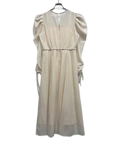 CASA FLINE（カーサフライン）CASA FLINE (カーサフライン) ラッセルレースロングドレス アイボリー サイズ:Freeの古着・服飾アイテム