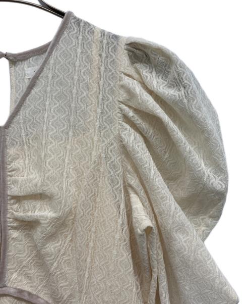 CASA FLINE（カーサフライン）CASA FLINE (カーサフライン) ラッセルレースロングドレス アイボリー サイズ:Freeの古着・服飾アイテム