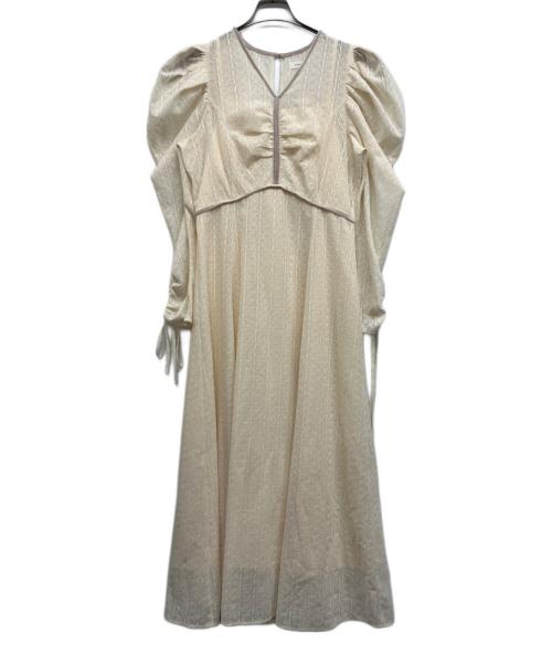 CASA FLINE（カーサフライン）CASA FLINE (カーサフライン) ラッセルレースロングドレス アイボリー サイズ:Freeの古着・服飾アイテム