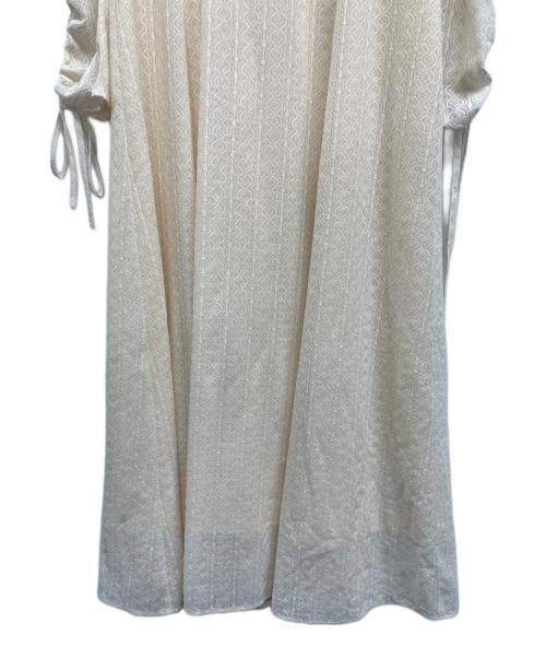 CASA FLINE（カーサフライン）CASA FLINE (カーサフライン) ラッセルレースロングドレス アイボリー サイズ:Freeの古着・服飾アイテム