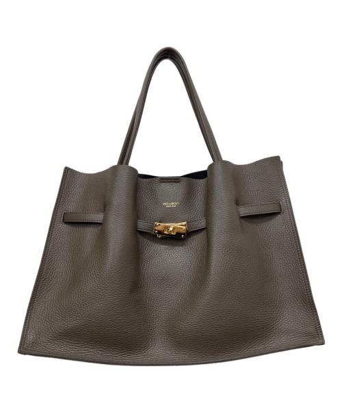 VIOLAd'ORO（ヴィオラドーロ）VIOLAd'ORO (ヴィオラドーロ) ハンドバッグ ブラウンの古着・服飾アイテム