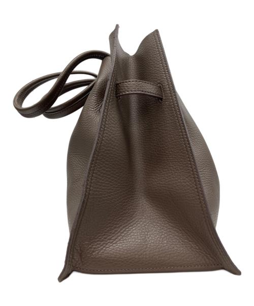 VIOLAd'ORO（ヴィオラドーロ）VIOLAd'ORO (ヴィオラドーロ) ハンドバッグ ブラウンの古着・服飾アイテム