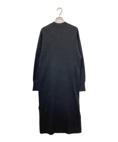 CABAN（キャバン）CABAN (キャバン) コットンカシミヤニットワンピース ブラック サイズ:Sの古着・服飾アイテム