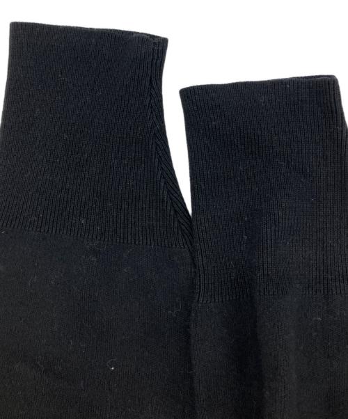 CABAN（キャバン）CABAN (キャバン) コットンカシミヤニットワンピース ブラック サイズ:Sの古着・服飾アイテム