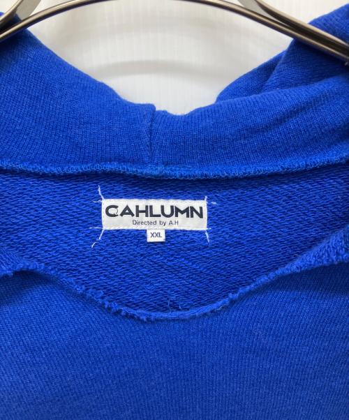 CAHLUMN（カウラム）CAHLUMN (カウラム) プルオーバーパーカー ブルー サイズ:XXLの古着・服飾アイテム