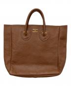 YOUNG & OLSEN The DRYGOODS STOREヤングアンドオルセン ザ ドライグッズストア）の古着「EMBOSSED LEATHER TOTE M」｜ブラウン