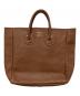 YOUNG & OLSEN The DRYGOODS STORE（ヤングアンドオルセン ザ ドライグッズストア）の古着「EMBOSSED LEATHER TOTE M」｜ブラウン